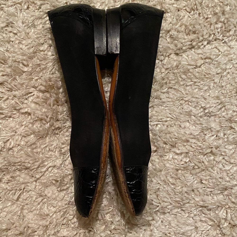 Salvatore Ferragamo black flats size 9 - Vintage - Picture 7 of 12